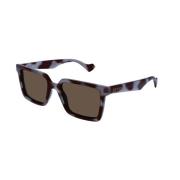 Grijsbruine zonnebril Gucci , Multicolor , Heren