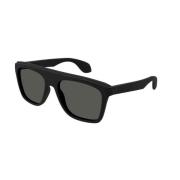 Zwart Grijs Zonnebril Gg1570S 001 Gucci , Black , Heren