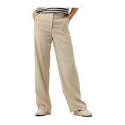 Ecru Straight Leg Pant Minus , Beige , Dames