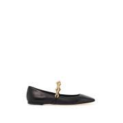 Diamant Tilda Ballet Flats Jimmy Choo , Black , Dames