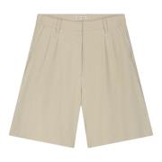 Linnen maatwerk shorts Olaf Hussein , Beige , Dames