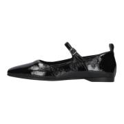 Elegante Zwarte Ballerina's Vagabond Shoemakers , Black , Dames