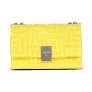 1945 Zacht klein tasje van gewatteerd leer Balmain , Yellow , Dames