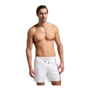 Zijlogo Zwemshorts - Wit Bikkembergs , White , Heren