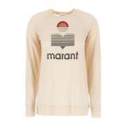 Stijlvolle Sweatshirt Collectie Isabel Marant Étoile , Beige , Dames