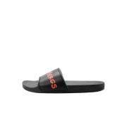 Platte Schoenen PVC Logo Print Bikkembergs , Black , Heren