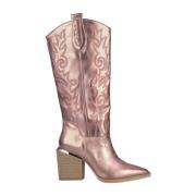 Dames Cowboy Boot Hak Alma EN Pena , Pink , Dames