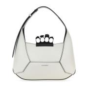 Jewelled Hobo Handtassen Alexander McQueen , White , Dames