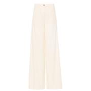 Stijlvolle Roze Broek Pinko , Beige , Dames