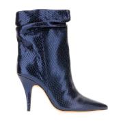 Stijlvolle Leren Laarzen Alexandre Birman , Blue , Dames