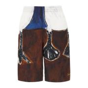 Stijlvolle Bermuda Shorts voor Mannen Burberry , Multicolor , Heren