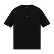 T-shirt met logo A.p.c. , Black , Heren