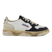 Blauwe Platte Schoenen Klassieke Sportieve Sneaker Autry , Multicolor ...