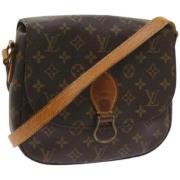 Pre-owned Canvas shoulder-bags Louis Vuitton Vintage , Brown , Dames