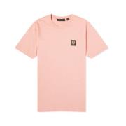 Rust Pink Phoenix Logo Tee Belstaff , Pink , Heren