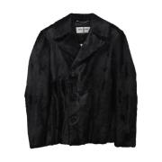 Pre-owned Fur outerwear Yves Saint Laurent Vintage , Black , Heren
