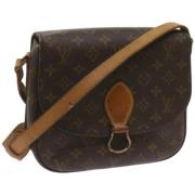 Pre-owned Canvas shoulder-bags Louis Vuitton Vintage , Brown , Dames