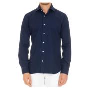 Denim Overhemd Barba , Blue , Heren