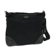 Pre-owned Canvas prada-bags Prada Vintage , Black , Dames