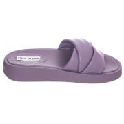 Paarse Geweven Sandalen Steve Madden , Purple , Dames