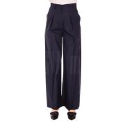 Lange Broek Max Mara , Blue , Dames