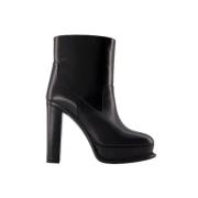 Leather boots Alexander McQueen , Black , Dames