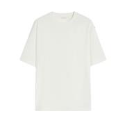 Vintage Eremi Effect Jersey T-shirt Sportmax , White , Dames