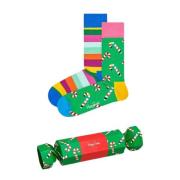 Kerstkraker Candy Cane Geschenkdoos Happy Socks , Multicolor , Dames