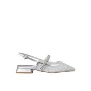 Kristal Mesh Plat Schoen Alma EN Pena , Gray , Dames