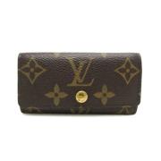 Pre-owned Canvas key-holders Louis Vuitton Vintage , Brown , Unisex