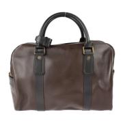 Pre-owned Leather travel-bags Louis Vuitton Vintage , Brown , Dames