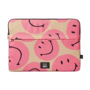 Smiley Pink Laptop Hoes Wouf , Multicolor , Dames