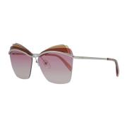 Rose Gradient Cat Eye Zonnebril Emilio Pucci , Yellow , Dames