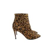 Pre-owned Suede boots Christian Louboutin Pre-owned , Brown , Dames
