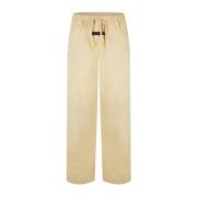 Logo Relaxte Broek Sand Broek Fear Of God , Beige , Dames