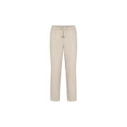 Beige Linnen Broek, Klassieke Luchtige Stijl Sand , Beige , Heren