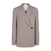 Geruite Vivi Blazer Remain Birger Christensen , Multicolor , Dames