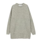 Alpaca Sweater voor Ontspannen Weekenden Rodebjer , Gray , Dames