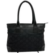 Pre-owned Fabric totes Gucci Vintage , Black , Dames