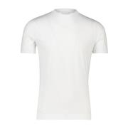 Wit T-shirt met ronde hals Cavallaro , White , Heren