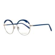 Blauwe Dames Optisch Frame met Gouden Accenten Emilio Pucci , Blue , D...