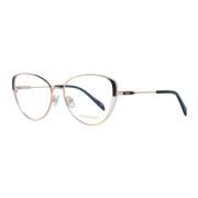 Rose Gold Cat Eye Optische Frames Emilio Pucci , Pink , Dames