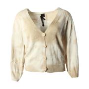 Beige Vest met Viscose en Acryl Pinko , Beige , Dames