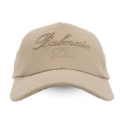 Baseball Cap Balmain , Beige , Heren