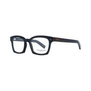 Zwarte Trapezium Optische Monturen Ermenegildo Zegna , Black , Heren