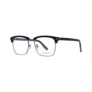 Zwarte Vierkante Optische Frames Ermenegildo Zegna , Black , Heren