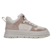 Dames Beige Sneakers gemaakt van Echt Leer en Velours ES8 Er00111706 E...