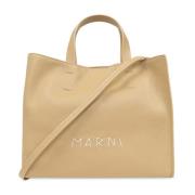 ‘Museo’ shopper tas Marni , Beige , Dames