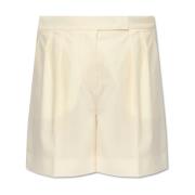 Geplooide shorts 'Priamo' Max Mara , Beige , Dames