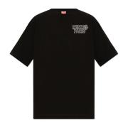 T-shirt met logo Kenzo , Black , Heren